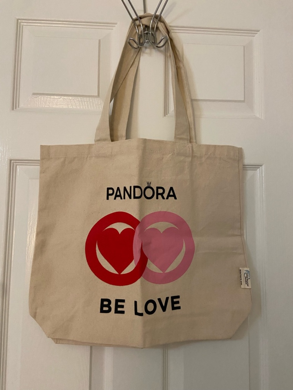Pandora Be Love Canvas Tote